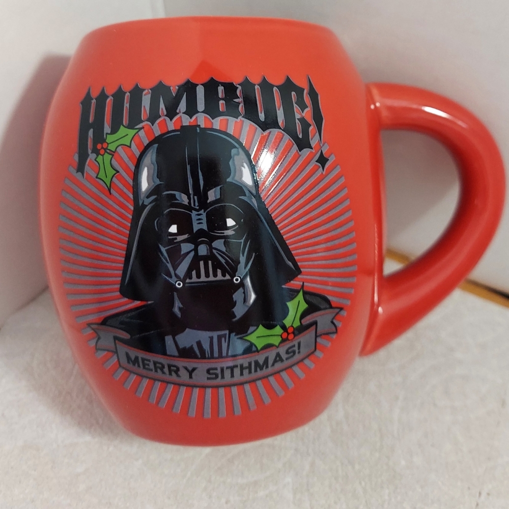 Stars wars Darth Vader " merry sithmas" coffee mug 18 oz